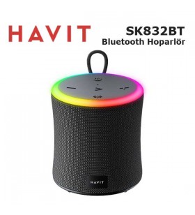 HAVIT SK832BT Yüksek Bass 10W Su Geçirmez RGB Bluetooth Hoparlör