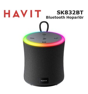 HAVIT SK832BT Yüksek Bass 10W Su Geçirmez RGB Bluetooth Hoparlör