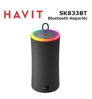 HAVIT SK833BT Yüksek Bass 10Wx2 Su Geçirmez RGB Bluetooth Hoparlör