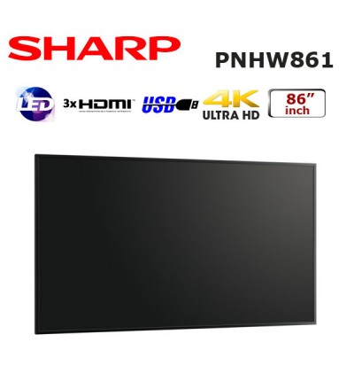 SHARP PN-HW861 86 inch PROFESYONEL LED MONİTÖR