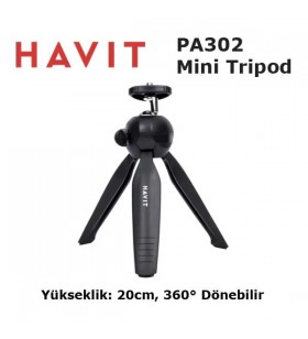 HAVIT PA302 Mini Projeksiyon Tripod (20cm)