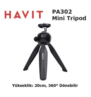 HAVIT PA302 Mini Projeksiyon Tripod (20cm)