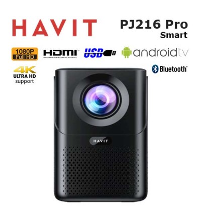 HAVIT PJ216 Pro Smart Android Led Projeksiyon / K.KART 6 TAKSİT ÖDEMELİ KAMPANYA FIRSATI.!