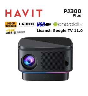 HAVIT PJ300 Plus Google Lisanslı Full HD Led Projeksiyon Cihazı